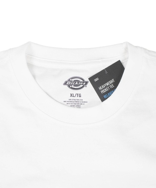 Dickies(ディッキーズ)の「【T19】【DICKIES/ディッキーズ】SHORT-SLEEVE HEAVYWEIGHT TEE(Tシャツ/カットソー・メンズ・ホワイト・X-LARGE)」の4枚目の写真