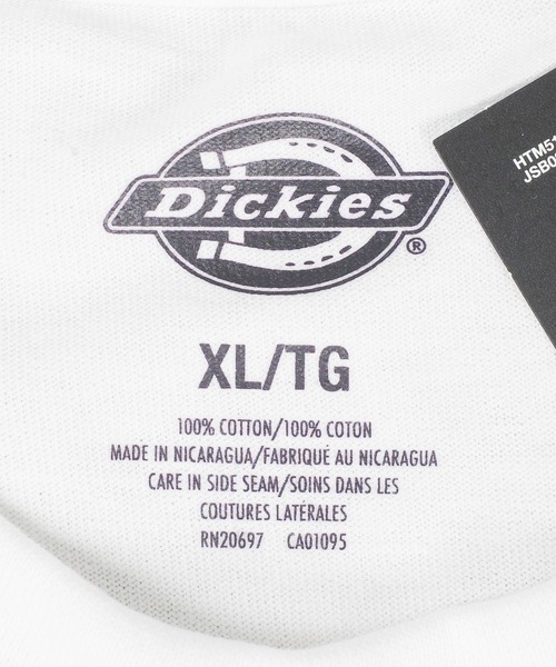 Dickies(ディッキーズ)の「【T19】【DICKIES/ディッキーズ】SHORT-SLEEVE HEAVYWEIGHT TEE(Tシャツ/カットソー・メンズ・ホワイト・X-LARGE)」の5枚目の写真