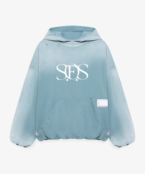 SOUND OF SUNRISE（サウンドオブサンライズ）の「S.O.S Sun Faded Like Hoodie（パーカー・メンズ・ライトブルー/ベージュ/ブラック・M/XL/L/S/XS）」の3枚目の写真