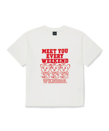 WKNDRS（ウィーキャンドース）の「WEEKEND T-SHIRT (WHITE)（Tシャツ/カットソー）」