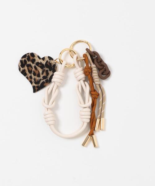 URBAN RESEARCH ROSSO WOMEN（アーバンリサーチ　ロッソ）の「VIOLAd’ORO　アクリルコードバッグチャーム（キーホルダー・レディース・ホワイト系その他/ブラック系その他/ベージュ系その他・-）」の5枚目の写真