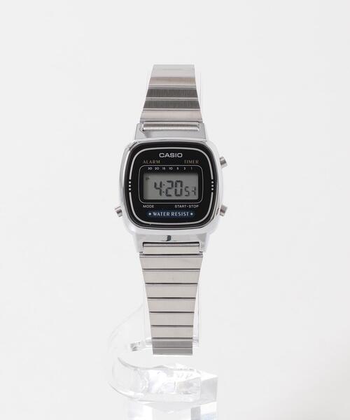 CASIO(カシオ)の「CASIO メタルデジタルウォッチ(アナログ腕時計・レディース・シルバー・-)」の1枚目の写真