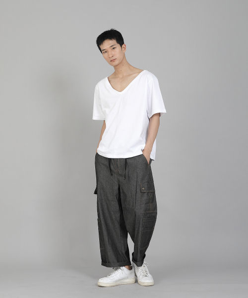 SAINTCREW(セントクルー)の「無地BIG Vネック16sコットン半袖TシャツBIGV-893ホワイト(Tシャツ/カットソー・メンズ・その他・LARGE/MEDIUM/X-LARGE/XX-LARGE/XXXX-LARGE/XXX-LARGE)」の13枚目の写真