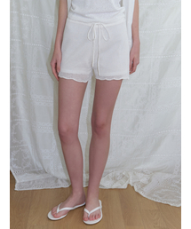 RE_L（リエル）の「Sloe knit shorts (ivory)（その他パンツ）」