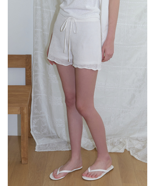 RE_L(リエル)の「Sloe knit shorts (ivory)(その他パンツ・レディース・その他・MEDIUM/SMALL)」の4枚目の写真