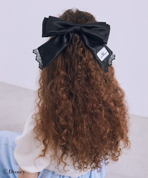 Disney（ディズニー）の「Alice/リボンバレッタ（バレッタ/ヘアクリップ・レディース・ブラック・FREE）」の10枚目の写真