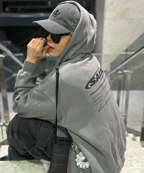 XHUA'T(スアト)の「ステレオタイプピグメントウォッシュTシャツチャコール(Tシャツ/カットソー・メンズ・その他・2/1)」の3枚目の写真