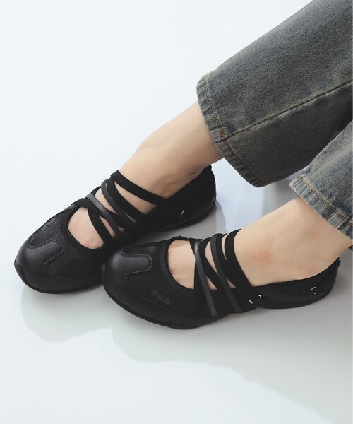 Ray BEAMS(レイビームス)の「FILA / BALLET V2(その他シューズ・レディース・ブラック・25.0cm/24.5cm/24.0cm/23.5cm/23.0cm)」の1枚目の写真