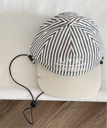 ammy. | 【 ammy. / エイミードット 】 ストライプ ドローコード キャップ(キャップ)
