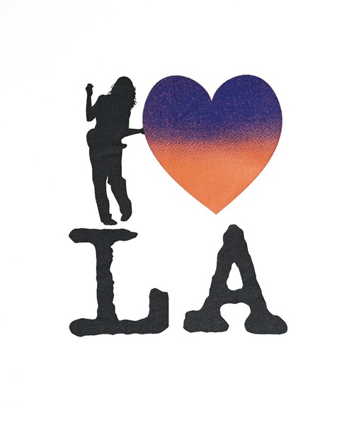 FRUIT OF THE LOOM(フルーツオブザルーム)の「I LOVE LA Tシャツ(Tシャツ/カットソー・メンズ・ホワイト/ネイビー/ブラック・M/XL/L)」の4枚目の写真