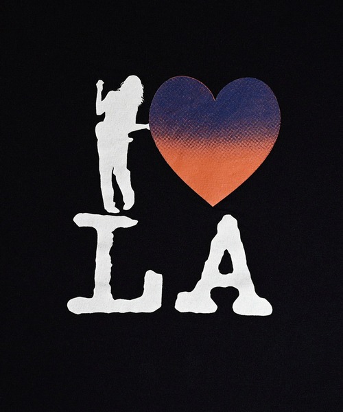 FRUIT OF THE LOOM(フルーツオブザルーム)の「I LOVE LA Tシャツ(Tシャツ/カットソー・メンズ・ホワイト/ネイビー/ブラック・M/XL/L)」の6枚目の写真