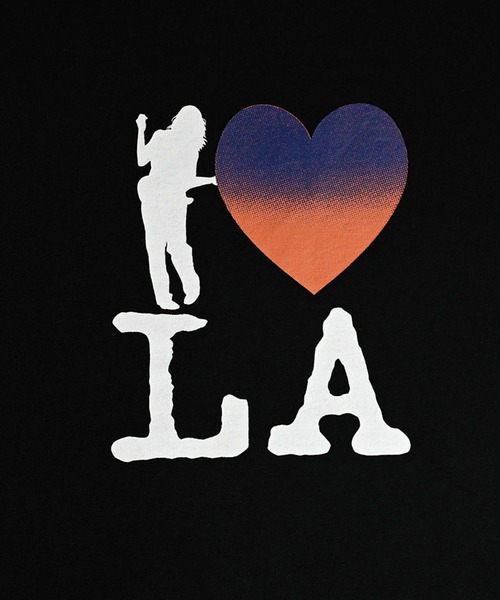 FRUIT OF THE LOOM(フルーツオブザルーム)の「I LOVE LA Tシャツ(Tシャツ/カットソー・メンズ・ホワイト/ネイビー/ブラック・M/XL/L)」の8枚目の写真