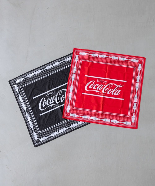 LOWRYS FARM（ローリーズファーム）の「【LFM(U)】Coca-Cola／バンダナ　 878215（ストール/ショール・メンズ・レッド/ブラック・FREE）」の7枚目の写真