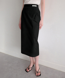 LENAV（ルナブ）の「Les Linen Skirt (ブラック)（スカート）」