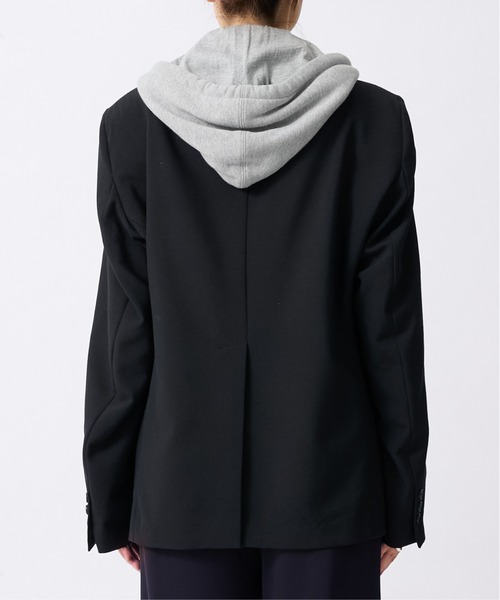 Maison MIHARA YASUHIRO(メゾンミハラヤスヒロ)の「【MIHARAYASUHIRO/ミハラヤスヒロ】THREE LAYERED JACKET/スリーレイヤードジャケット(テーラードジャケット・レディース・ブラック・36)」の5枚目の写真