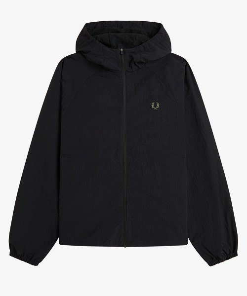 FRED PERRY(フレッドペリー)の「【先行予約受付中】Oversized Hooded Shell Jacket/オーバーサイズフードシェルジャケット(ブルゾン・メンズ・ブラック・L/S/M)」の3枚目の写真