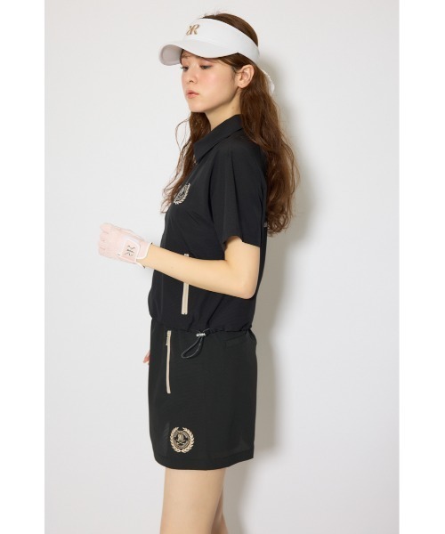 RIENDA GOLF(リエンダゴルフ)の「【RIENDA GOLF 一部店舗・WEB限定】バイカラージップポイントブルゾン(ブルゾン・レディース・ピンク/ブラック・MEDIUM/SMALL)」の6枚目の写真