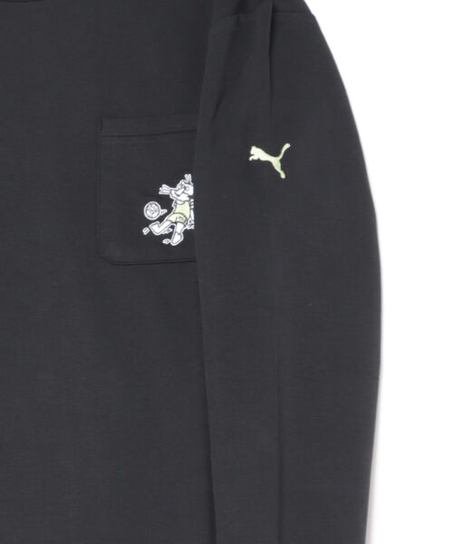 PUMA(プーマ)の「《PUMA》ESS ELEVATED MX ベビー TR 長袖 Tシャツ(Tシャツ/カットソー・メンズ・ブラック/グリーン系その他/ホワイト・S/XXL/XL/L/M)」の5枚目の写真