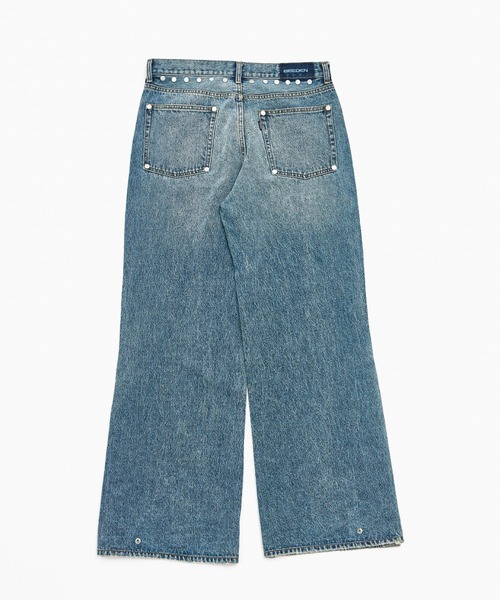 BEEDEN（ビーデン）の「STUDDED DETAIL DENIM（デニムパンツ・レディース・ダークブルー/ブルー・SMALL/MEDIUM）」の9枚目の写真