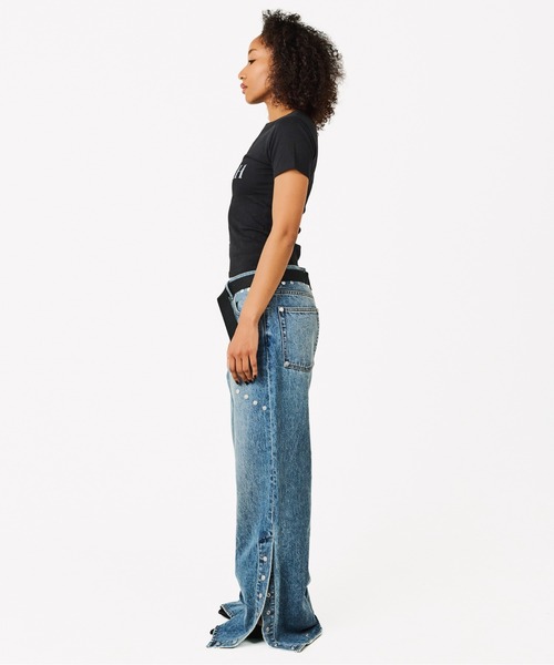 BEEDEN（ビーデン）の「STUDDED DETAIL DENIM（デニムパンツ・レディース・ダークブルー/ブルー・SMALL/MEDIUM）」の16枚目の写真