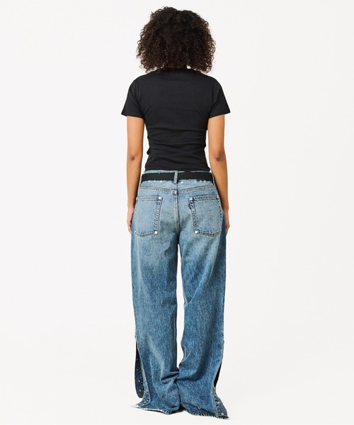 BEEDEN（ビーデン）の「STUDDED DETAIL DENIM（デニムパンツ・レディース・ダークブルー/ブルー・SMALL/MEDIUM）」の17枚目の写真