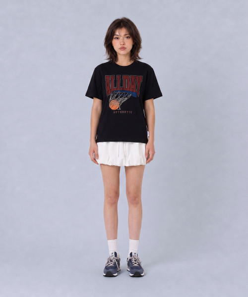 ALL DAY HOOPS(オールデイフープス)の「オールデービッグロゴ半袖ブラック(Tシャツ/カットソー・メンズ・その他・0/3/2/1/WOMENS)」の4枚目の写真