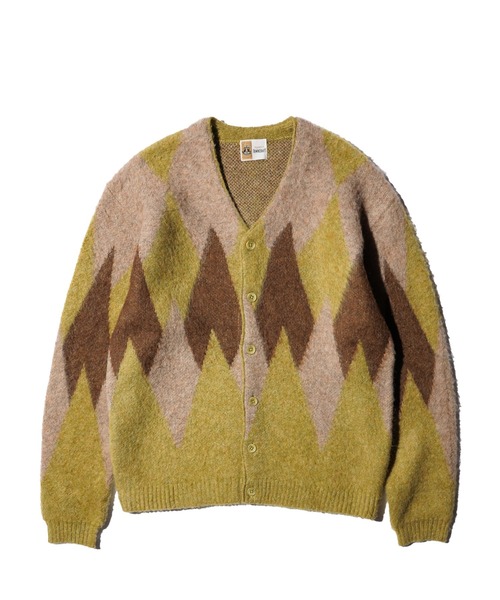 TOWNCRAFT(タウンクラフト)の「TOWNCRAFT / タウンクラフト MOHAIR SHAGGY JACQUARD CARDIGAN モヘア シャギー ジャガード カーディガン(カーディガン/ボレロ・メンズ・その他4/レオパード/その他1/その他3/その他2・MEDIUM/SMALL/LARGE)」の3枚目の写真