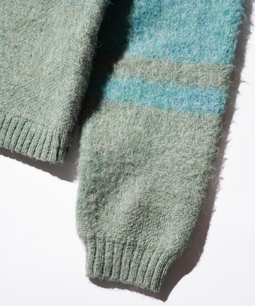 TOWNCRAFT(タウンクラフト)の「TOWNCRAFT / タウンクラフト MOHAIR SHAGGY JACQUARD CARDIGAN モヘア シャギー ジャガード カーディガン(カーディガン/ボレロ・メンズ・その他4/レオパード/その他1/その他3/その他2・MEDIUM/SMALL/LARGE)」の17枚目の写真