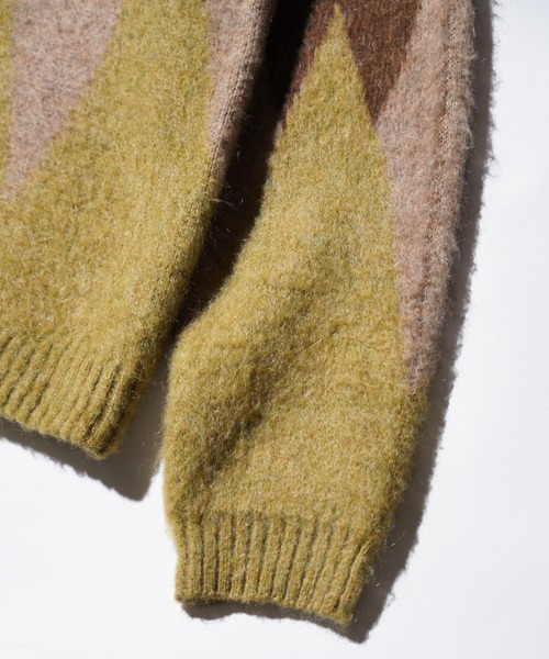 TOWNCRAFT(タウンクラフト)の「TOWNCRAFT / タウンクラフト MOHAIR SHAGGY JACQUARD CARDIGAN モヘア シャギー ジャガード カーディガン(カーディガン/ボレロ・メンズ・その他4/レオパード/その他1/その他3/その他2・MEDIUM/SMALL/LARGE)」の12枚目の写真