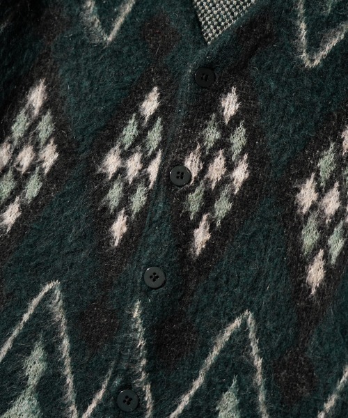 TOWNCRAFT(タウンクラフト)の「TOWNCRAFT / タウンクラフト MOHAIR SHAGGY JACQUARD CARDIGAN モヘア シャギー ジャガード カーディガン(カーディガン/ボレロ・メンズ・その他4/レオパード/その他1/その他3/その他2・MEDIUM/SMALL/LARGE)」の21枚目の写真