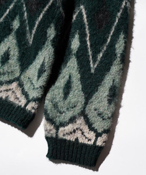 TOWNCRAFT(タウンクラフト)の「TOWNCRAFT / タウンクラフト MOHAIR SHAGGY JACQUARD CARDIGAN モヘア シャギー ジャガード カーディガン(カーディガン/ボレロ・メンズ・その他4/レオパード/その他1/その他3/その他2・MEDIUM/SMALL/LARGE)」の22枚目の写真