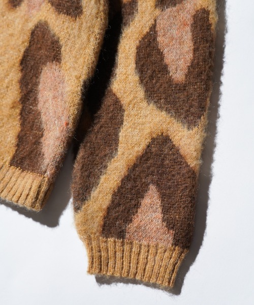 TOWNCRAFT(タウンクラフト)の「TOWNCRAFT / タウンクラフト MOHAIR SHAGGY JACQUARD CARDIGAN モヘア シャギー ジャガード カーディガン(カーディガン/ボレロ・メンズ・その他4/レオパード/その他1/その他3/その他2・MEDIUM/SMALL/LARGE)」の8枚目の写真