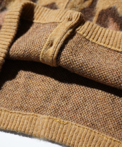 TOWNCRAFT(タウンクラフト)の「TOWNCRAFT / タウンクラフト MOHAIR SHAGGY JACQUARD CARDIGAN モヘア シャギー ジャガード カーディガン(カーディガン/ボレロ・メンズ・その他4/レオパード/その他1/その他3/その他2・MEDIUM/SMALL/LARGE)」の9枚目の写真