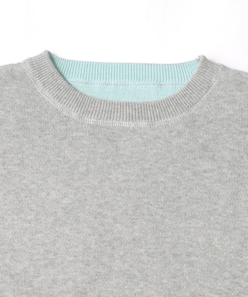 LANDNESS(ランドネス)の「【LANDNESS/ランドネス】Double-Faced Reversible Knit Sweatshirt/ダブルフェイス リバーシブル ニットスウェット(スウェット・メンズ・ブラック×レッド/チャコールグレー/グレー・M/L)」の16枚目の写真