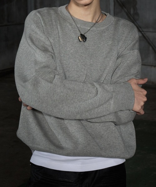 LANDNESS(ランドネス)の「【LANDNESS/ランドネス】Double-Faced Reversible Knit Sweatshirt/ダブルフェイス リバーシブル ニットスウェット(スウェット・メンズ・ブラック×レッド/チャコールグレー/グレー・M/L)」の18枚目の写真