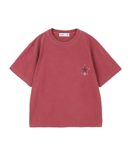CONVERSE TOKYO（コンバーストウキョウ）の「BACK FLOWER PRINT TEE（Tシャツ/カットソー・レディース・レッド/ブルー/ブラック・MEDIUM/SMALL）」の8枚目の写真