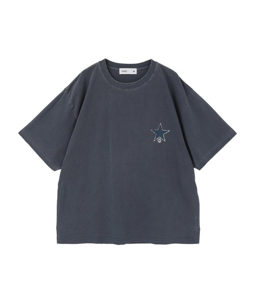 CONVERSE TOKYO（コンバーストウキョウ）の「BACK FLOWER PRINT TEE（Tシャツ/カットソー・レディース・レッド/ブルー/ブラック・MEDIUM/SMALL）」の12枚目の写真