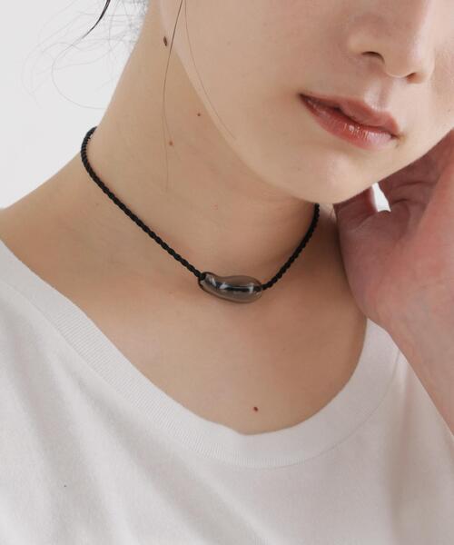 on the sunny side of the street(オンザサニーサイドオブザストリート)の「on the sunny side of the street/Glass Beads 4way Necklace(ネックレス・レディース・ブラック・FREE)」の2枚目の写真