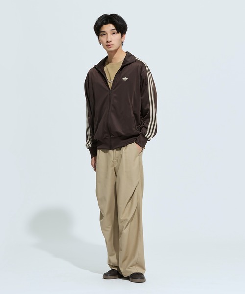 adidas(アディダス)の「ファイヤーバード トラックトップ / ジャージ / トラックジャケット / アディダスオリジナルス adidas Originals(ジャージ・メンズ・ブラウン系その他・SMALL/X-LARGE/X-SMALL/XX-LARGE/XX-SMALL/3XL/4XL/LARGE/MEDIUM)」の2枚目の写真
