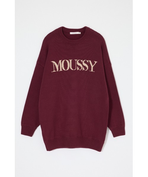 MOUSSY（マウジー）の「【ZOZO・一部店舗限定】MOUSSY LOGO ニット（ニット/セーター・レディース・ライトベージュ/ブラック/杢グレー/ネイビー/ボルドー・FREE）」の5枚目の写真