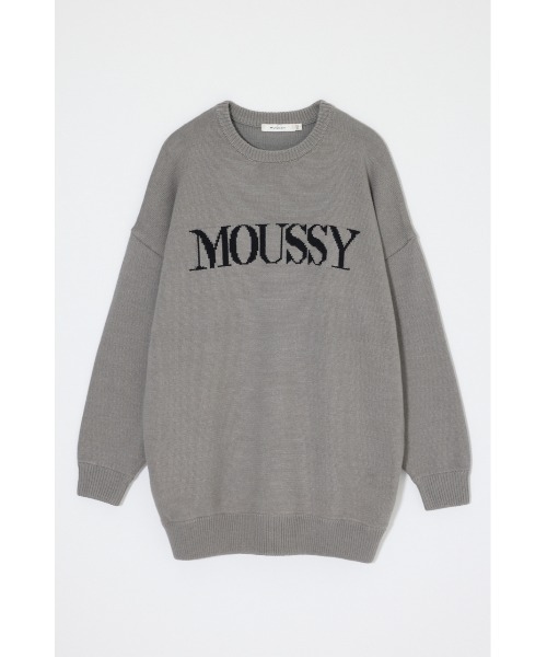MOUSSY（マウジー）の「【ZOZO・一部店舗限定】MOUSSY LOGO ニット（ニット/セーター・レディース・ライトベージュ/ブラック/杢グレー/ネイビー/ボルドー・FREE）」の7枚目の写真