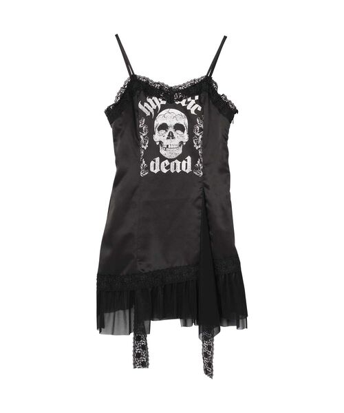 HYSTERIC GLAMOUR(ヒステリックグラマー)の「HYSTERIC DEAD キャミソールワンピース(ワンピース・レディース・ブラック・FREE)」の1枚目の写真