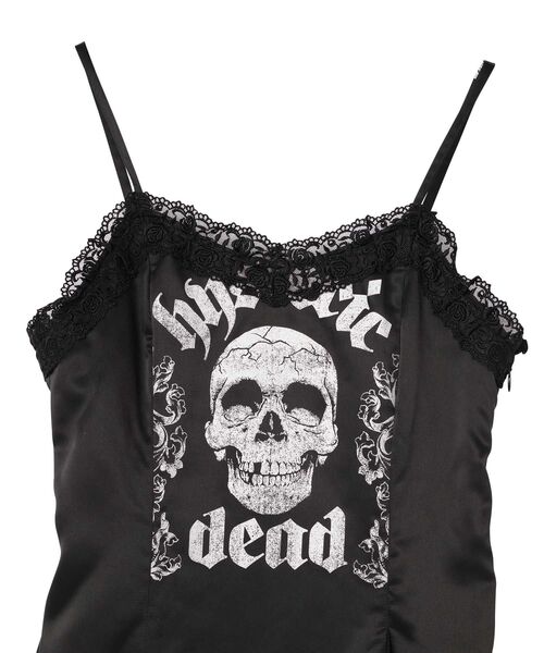 HYSTERIC GLAMOUR(ヒステリックグラマー)の「HYSTERIC DEAD キャミソールワンピース(ワンピース・レディース・ブラック・FREE)」の3枚目の写真