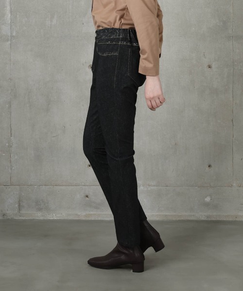 STUDIO PICONE(スタジオピッコーネ)の「パールデニム風プリントパンツ(その他パンツ・レディース・ライトブルー/ネイビー/ブラック/ベージュ・S/L/M/LL)」の14枚目の写真