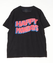 MUSIC TEE | S/S-T HAPPY MONDAYS“WAVY LOGO”(Tシャツ/カットソー)