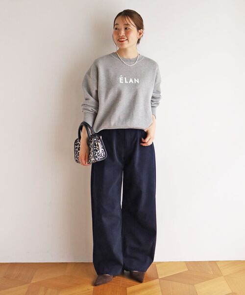 le.coeur blanc（ルクールブラン）の「コーデュロイカーブパンツ（その他パンツ・レディース・ネイビー/オフホワイト・38/36）」の17枚目の写真