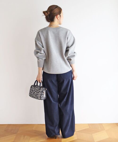 le.coeur blanc（ルクールブラン）の「コーデュロイカーブパンツ（その他パンツ・レディース・ネイビー/オフホワイト・38/36）」の19枚目の写真