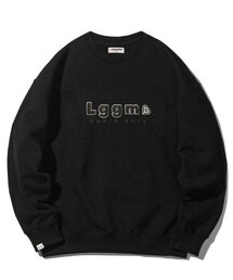 Lggm ロゴブークル裏起毛スウェット [ブラック]