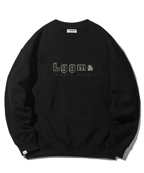LENGAGEMENT（ランガージュマン）の「Lggm ロゴブークル裏起毛スウェット [ブラック]（スウェット・レディース・その他・100/105/95）」の3枚目の写真