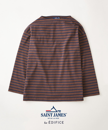SAINT JAMES（セントジェームス）の「SAINT JAMES for EDIFICE 別注 ウエッソン ルーズ ボーダー（Tシャツ/カットソー）」